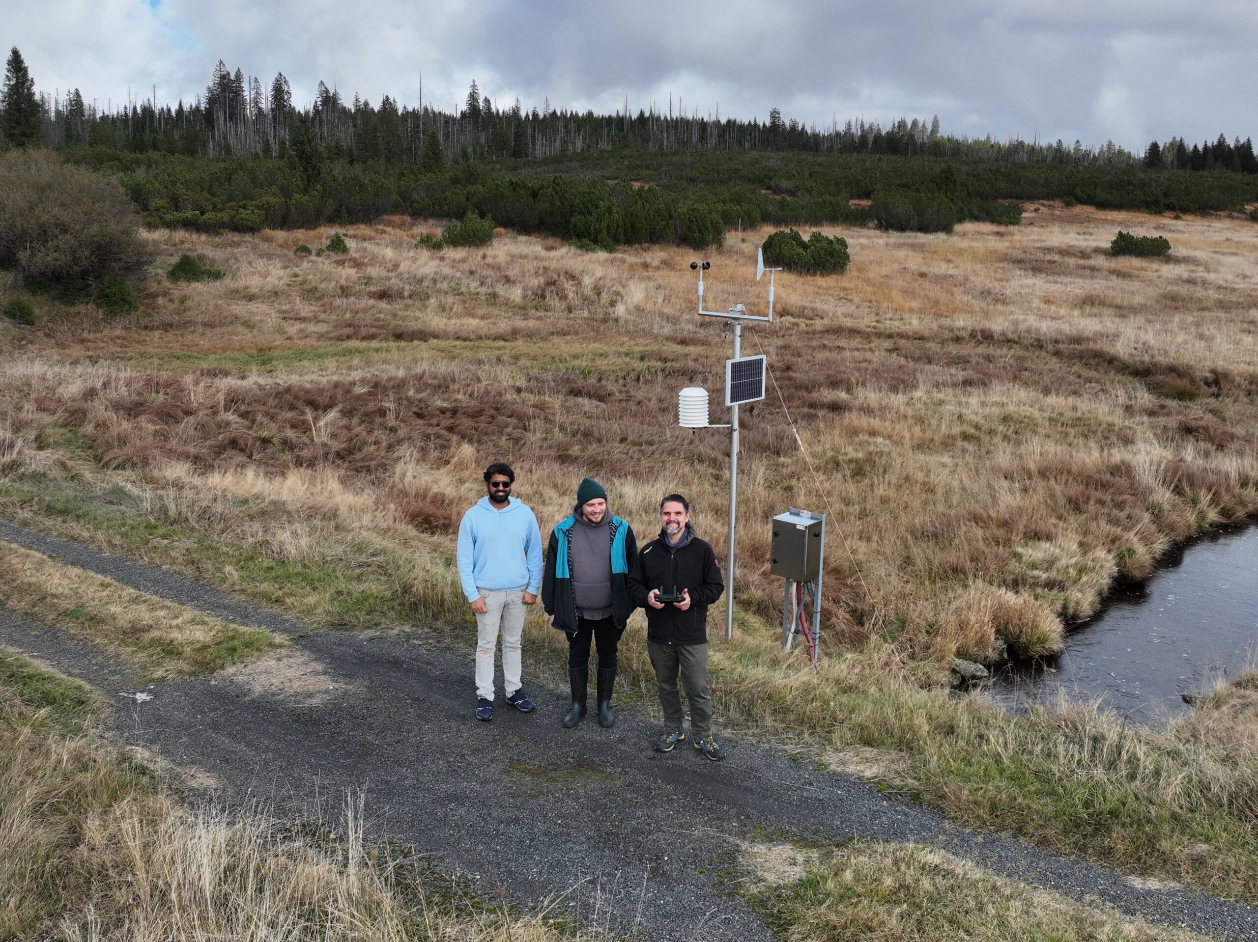 Hydrology team conducts peat monitoring
